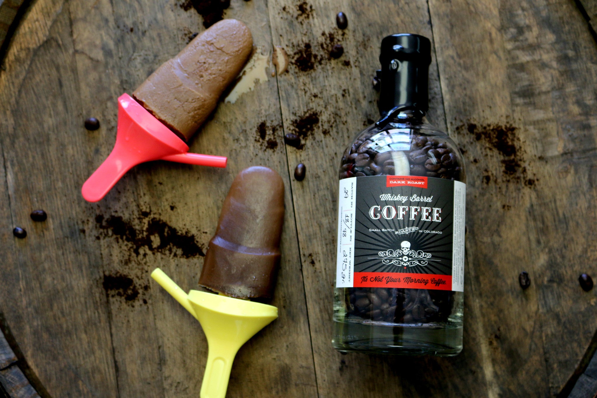 Whiskey Barrel Coffee Fudgsicles